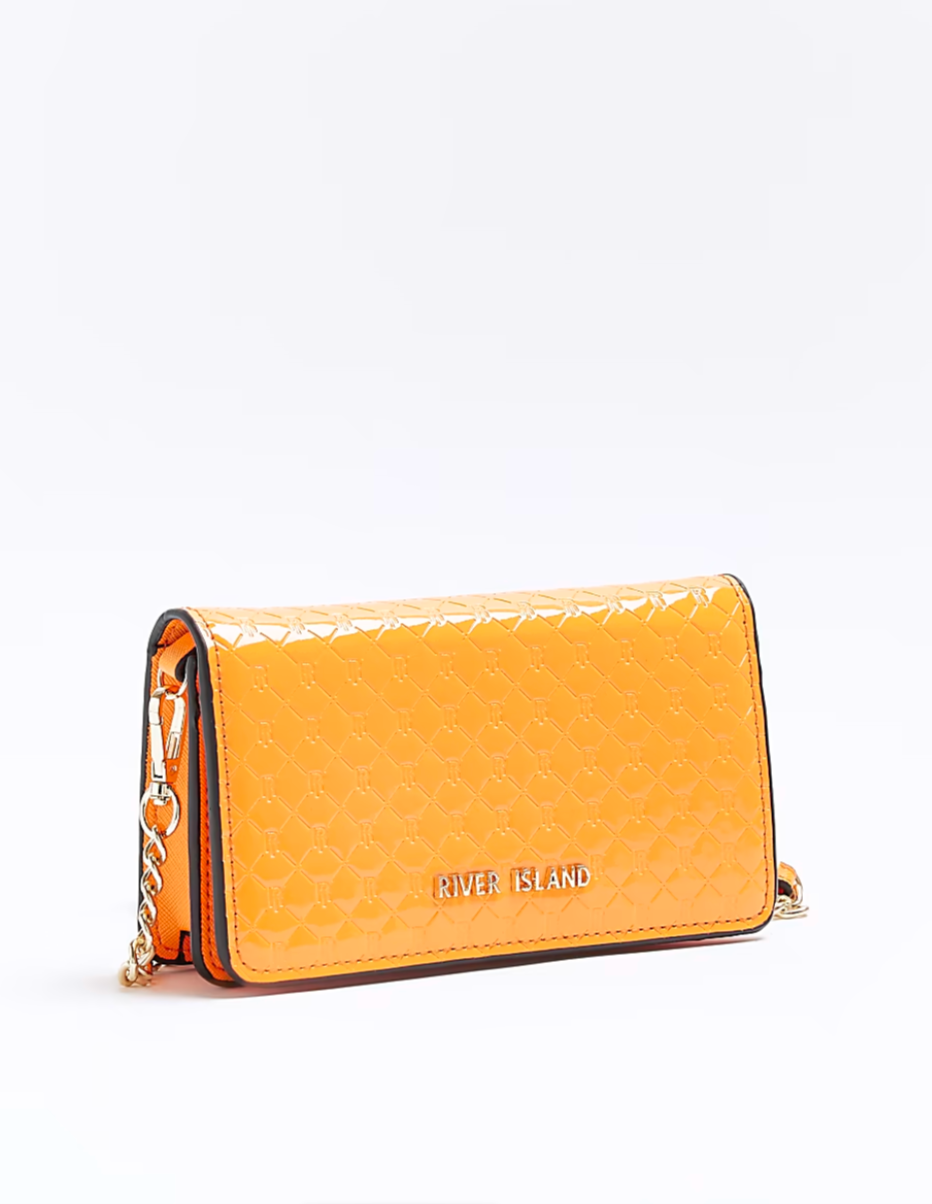 River island orange on sale bag