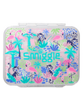 Wild Side Large See Through Bento Lunch Box- Aqua