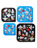 Lets Play 4 In 1 Containers - Black
