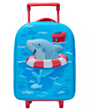 Over And Under Teeny Tiny Hardtop Trolley Bag - Mid Blue