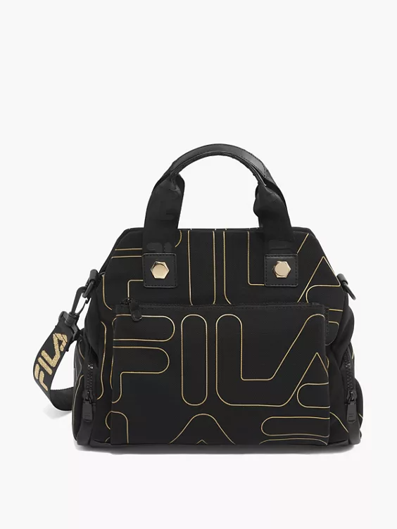 BLACK AND GOLD FILA HANDBAG1