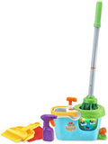 LeapFrog Clean Sweep Mop & Bucket | Interactive Pretend Play Set with Sound & Music | Suitable for Boys & Girls 2-5 Years - toylibrary.lk