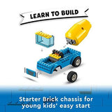 60325 City Great Vehicles Cement Mixer Truck Toy - toylibrary.lk