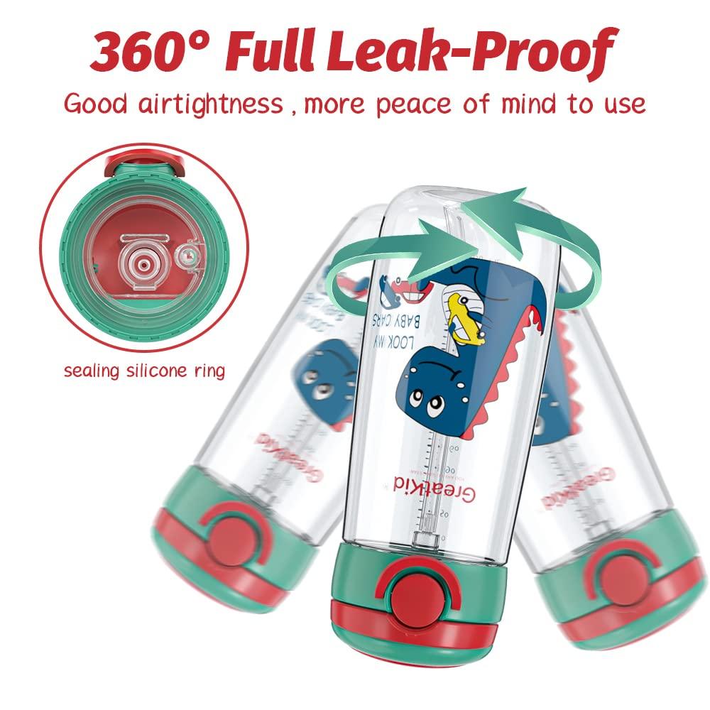Ion8 Leak Proof Kids Water Bottle, 13oz - Llamas