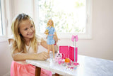 Barbie Travel Doll - Blonde Doll with Puppy & Opening Pink Suitcase - toylibrary.lk