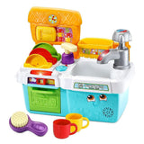 LeapFrog Scrub & Play Sink Toy, Kitchen Accessories for Pretend Play with Shape Sorting, Counting and Colours, Toddler Toys for Boys & Girls 2, 3, 4, 5 Year Olds - toylibrary.lk