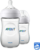 Natural Baby Bottles with Slow Flow teats, Pack of 2 - toylibrary.lk