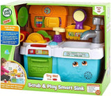 LeapFrog Scrub & Play Sink Toy, Kitchen Accessories for Pretend Play with Shape Sorting, Counting and Colours, Toddler Toys for Boys & Girls 2, 3, 4, 5 Year Olds - toylibrary.lk