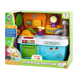 LeapFrog Scrub & Play Sink Toy, Kitchen Accessories for Pretend Play with Shape Sorting, Counting and Colours, Toddler Toys for Boys & Girls 2, 3, 4, 5 Year Olds - toylibrary.lk