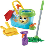 LeapFrog Clean Sweep Mop & Bucket | Interactive Pretend Play Set with Sound & Music | Suitable for Boys & Girls 2-5 Years - toylibrary.lk