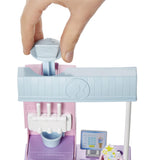 Barbie Ice Cream Shop Playset with 12 in Blonde Doll, Ice Cream Shop - toylibrary.lk