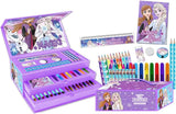 Frozen Kids Girls 44 Pieces Colouring Case - toylibrary.lk
