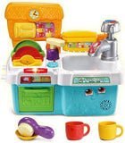 LeapFrog Scrub & Play Sink Toy, Kitchen Accessories for Pretend Play with Shape Sorting, Counting and Colours, Toddler Toys for Boys & Girls 2, 3, 4, 5 Year Olds - toylibrary.lk