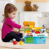 LeapFrog Scrub & Play Sink Toy, Kitchen Accessories for Pretend Play with Shape Sorting, Counting and Colours, Toddler Toys for Boys & Girls 2, 3, 4, 5 Year Olds - toylibrary.lk