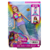 Mermaid Barbie Doll with Water-Activated Twinkle Light-Up Tail, Barbie Dreamtopia Mermaid Toys, Pink-Streaked Hair, HDJ36 - toylibrary.lk
