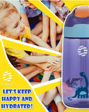Kids Water Bottle with Straw, BPA Free Leak Proof 450ml Drinking Bottle - toylibrary.lk