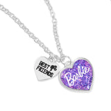 Barbie Best Friends Heart Necklace Set, Pink - toylibrary.lk