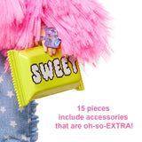 Barbie Extra Doll #3 - Pink Fluffy Coat with Unicorn Pig Pet - toylibrary.lk