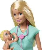 Barbie Baby Doctor Playset with Blonde Doll - toylibrary.lk