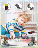 6 Packs Dinosaur Pull Back Cars - toylibrary.lk