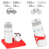 Leak Proof Kids' Water Bottle, BPA , 400ml / 13oz, Llamas - toylibrary.lk