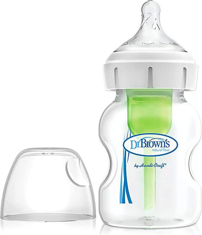 Options+ Anti-Colic Baby Bottle, 150ml Wide Neck,1 pack - toylibrary.lk