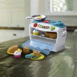 LeapFrog 80-19289E Loving Pretend Play Toy, Counting and Plastic Food Baby Musical Lovin' Oven-The Perfect Recipe for Number Learning Fun, Blue,5.31 x 14.88 x 9 inches - toylibrary.lk