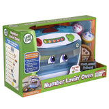 LeapFrog 80-19289E Loving Pretend Play Toy, Counting and Plastic Food Baby Musical Lovin' Oven-The Perfect Recipe for Number Learning Fun, Blue,5.31 x 14.88 x 9 inches - toylibrary.lk