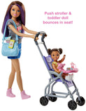 Barbie Babysitting Playset with Skipper Doll, Baby Doll - toylibrary.lk