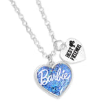 Barbie Best Friends Heart Necklace Set, Pink - toylibrary.lk