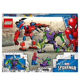 76219 Marvel Spider-Man & Green Goblin Mech Battle Action Figures - toylibrary.lk