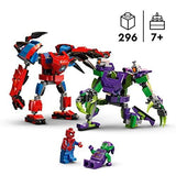 76219 Marvel Spider-Man & Green Goblin Mech Battle Action Figures - toylibrary.lk
