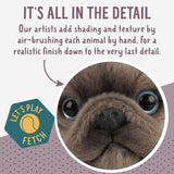 French Bulldog Puppy, Realistic Soft Cuddly Dog Toy - toylibrary.lk