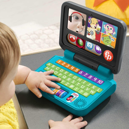 Laugh & Learn Let's Connect Laptop - UK English Edition - toylibrary.lk