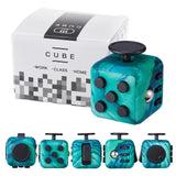 Green Fidget Cube Fidget Toy ADHD Stress Anxiety - toylibrary.lk