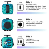 Green Fidget Cube Fidget Toy ADHD Stress Anxiety - toylibrary.lk