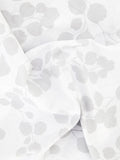 Grey Shadow Leaf Double Duvet Cover Set
