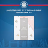 Multicoloured Ditsy Floral Double Duvet Cover Set