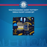 Multicoloured Harry Potter™ Single Duvet Cover Set