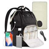 Baby Bag Diaper Changing Backpack Waterproof Large Capacity - toylibrary.lk