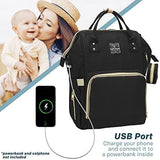 Baby Bag Diaper Changing Backpack Waterproof Large Capacity - toylibrary.lk