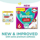 Baby Nappy Pants Size 6 (15+ kg/33 Lb),120 Nappies - toylibrary.lk