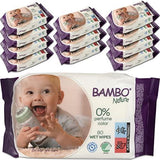 Bambo Nature Wet Wipes (19x16cm) - 960 Wipes - toylibrary.lk
