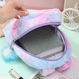 Cute Plush Unicorn Backpack Furry Bookbag for Kids - toylibrary.lk