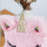 Girls Pink Unicorn Diary Mini Size with Keyring - toylibrary.lk