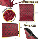 Harry Potter Backpack School Bag Set with Drawstring Gym Bag and Pencil Case - toylibrary.lk
