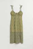 Slit-detail dress