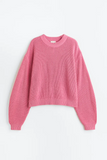 Rib-knit jumper