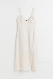 Slit-detail dress