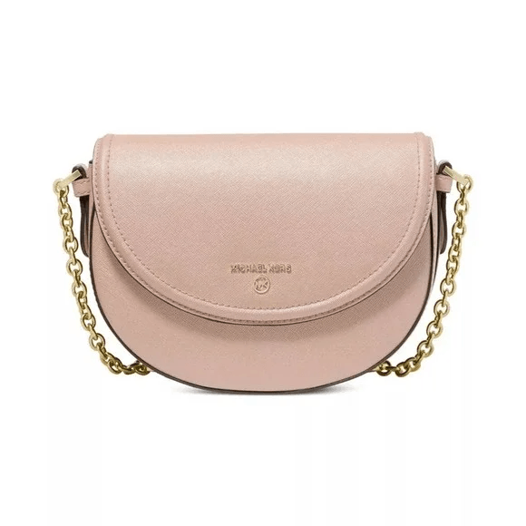 Michael kors half discount dome leather crossbody